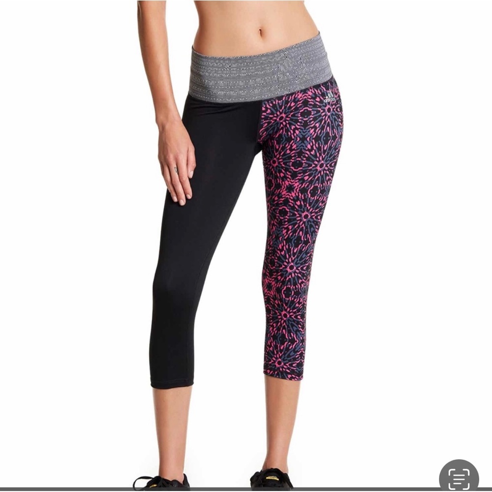 EUC Adidas Climalite Capri Leggings
